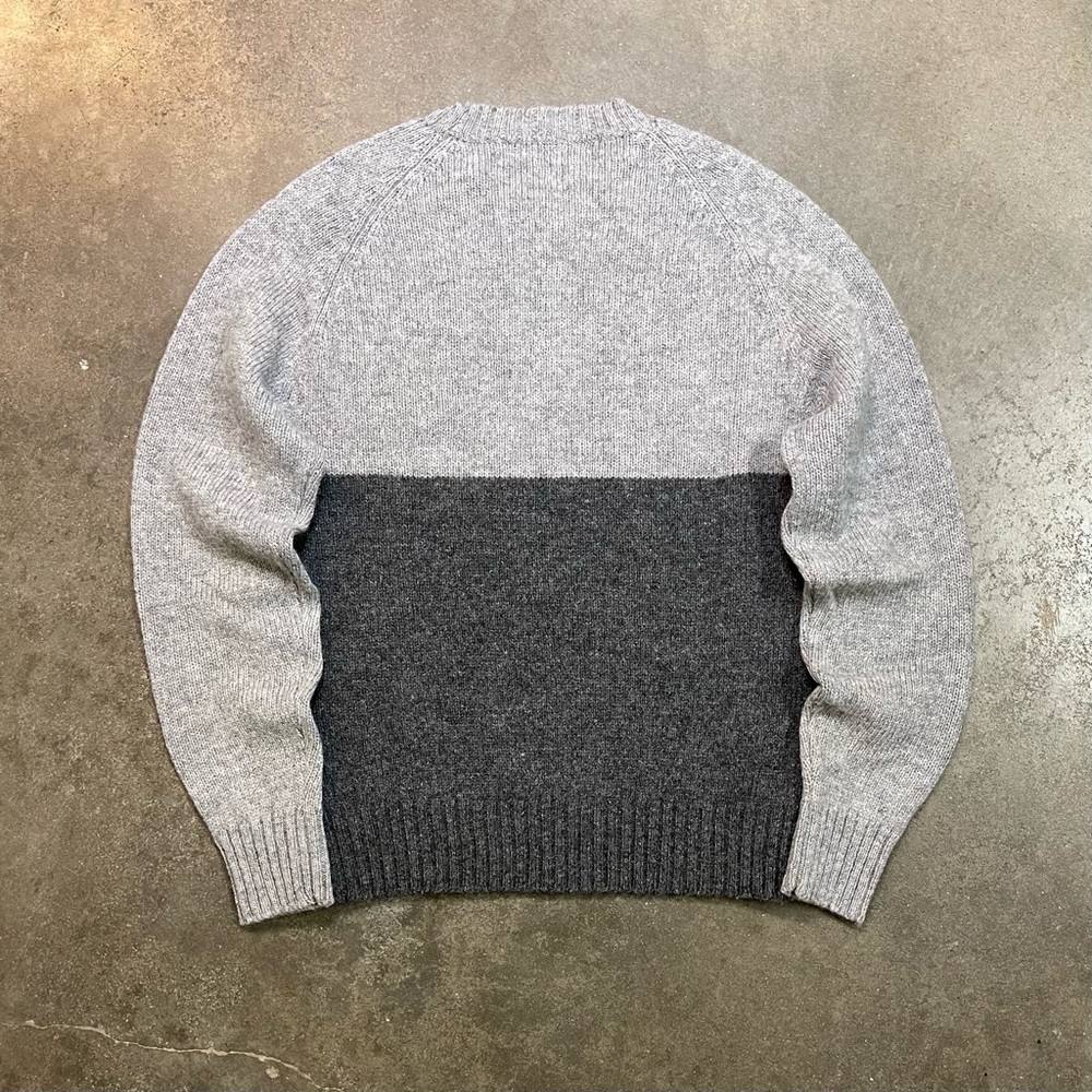 Vintage Thane 100% Shetland Wool Geometric Knit Sweater - Picture 3 of 8